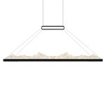 CWI Lighting Himalayas 48-in Integrated LED Black Chandelier - Image 2