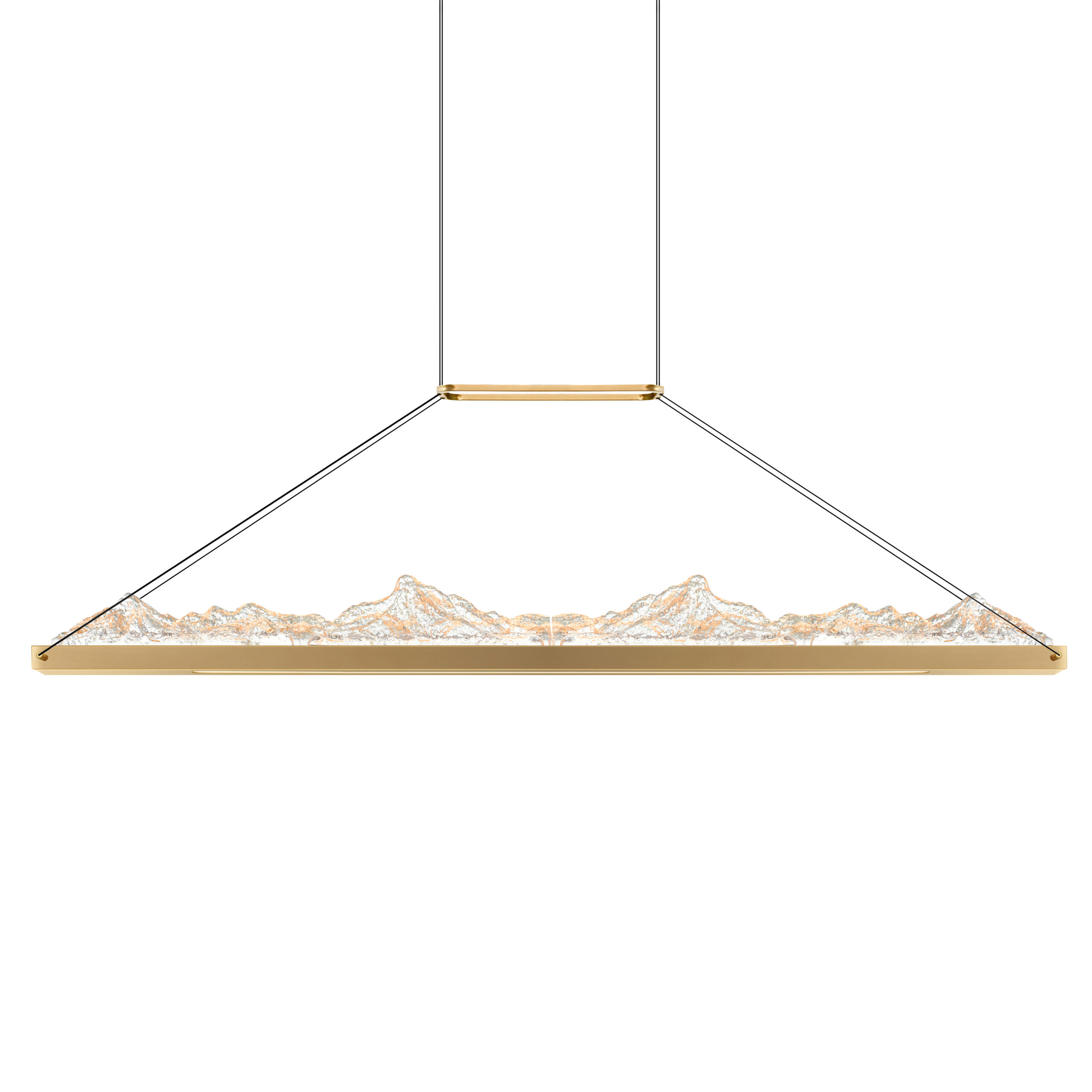 1601P48-624-02-scaled CWI Lighting Himalayas 48-in Integrated LED Brass Chandelier - Image 1