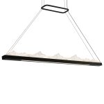 CWI Lighting Himalayas 62-in Integrated LED Black Chandelier - Image 2