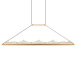 CWI Lighting Himalayas 62-in Integrated LED Brass Chandelier - Image 2