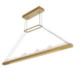 CWI Lighting Himalayas 62-in Integrated LED Brass Chandelier - Image 3