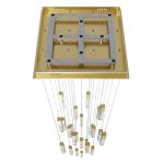 Avenue Lighting Glacier Avenue 25-Light LED Multi-Light Pendant with Brushed Brass Finish - Image 2
