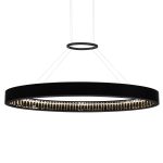 CWI Lighting Rosalina Integrated LED Chandelier with Matte Black Finish - Image 2