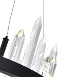 CWI Lighting Juliette 42-in Integrated LED Chandelier with Black Finish - Image 5