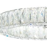 CWI Lighting Madeline 24-in Integrated LED Chandelier with Chrome Finish - Image 4