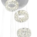 CWI Lighting Madeline Integrated LED Chandelier with Chrome Finish - Image 3