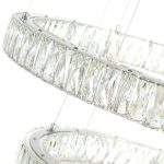 CWI Lighting Madeline Integrated LED Chandelier with Chrome Finish - Image 3