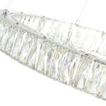 CWI Lighting Madeline Integrated LED Chandelier with Chrome Finish - Image 2