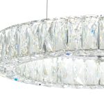 CWI Lighting Madeline Integrated LED Chandelier with Chrome Finish - Image 3