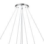 CWI Lighting Madeline Integrated LED Chandelier with Chrome Finish - Image 4