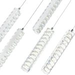 CWI Lighting Celina Integrated LED Chandelier with Chrome Finish - Image 2