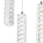 CWI Lighting Celina Integrated LED Chandelier with Chrome Finish - Image 3