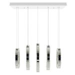 CWI Lighting Celina Integrated LED Chandelier with Chrome Finish - Image 2