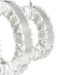 CWI Lighting Celina Integrated LED Chandelier with Chrome Finish - Image 3