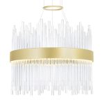 CWI Lighting Genevieve 16-in Integrated LED Chandelier with Medallion Gold Finish - Image 2