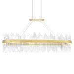 CWI Lighting Genevieve 47-in Integrated LED Chandelier with Medallion Gold Finish - Image 2