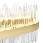 CWI Lighting Genevieve 47-in Integrated LED Chandelier with Medallion Gold Finish - Image 3