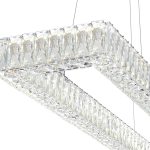 CWI Lighting Felicity Integrated LED Chandelier with Chrome Finish - Image 3