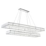 CWI Lighting Felicity Integrated LED Chandelier with Chrome Finish