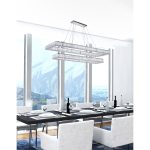 CWI Lighting Felicity Integrated LED Chandelier with Chrome Finish - Image 4
