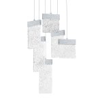 CWI Lighting Carolina Integrated LED Chandelier with Pewter Finish - Image 2
