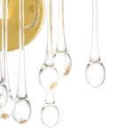 CWI Lighting Anita 2-Light Wall Sconce with Gold Leaf Finish - Image 2