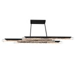 CWI Lighting Valira 60-in Integrated LED Black Chandelier - Image 2