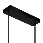 CWI Lighting Valira 60-in Integrated LED Black Chandelier - Image 4