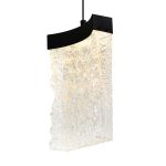 CWI Lighting Lava 24-in Integrated LED Black Chandelier - Image 4