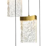 CWI Lighting Lava 24-in Integrated LED Brass Chandelier - Image 3