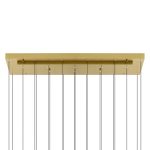 CWI Lighting Stagger 48-in Integrated LED Brass Chandelier - Image 4