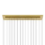 CWI Lighting Stagger 60-in Integrated LED Brass Chandelier - Image 4