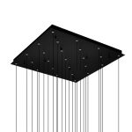CWI Lighting Greta 28-in Integrated LED Black Chandelier - Image 4