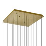 CWI Lighting Greta 28-in Integrated LED Brass Chandelier - Image 5