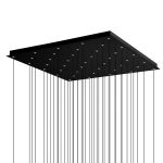 CWI Lighting Greta 36-in Integrated LED Black Chandelier - Image 4