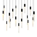 CWI Lighting Greta 48-in Integrated LED Black Chandelier - Image 2