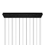 CWI Lighting Greta 48-in Integrated LED Black Chandelier - Image 3