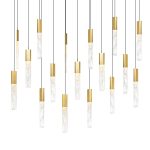 CWI Lighting Greta 48-in Integrated LED Brass Chandelier - Image 2