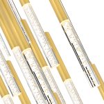 CWI Lighting Dragonswatch 32-in Integrated LED Satin Gold Chandelier - Image 2