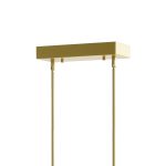 CWI Lighting Dragonswatch 48-in Integrated LED Satin Gold Chandelier - Image 4