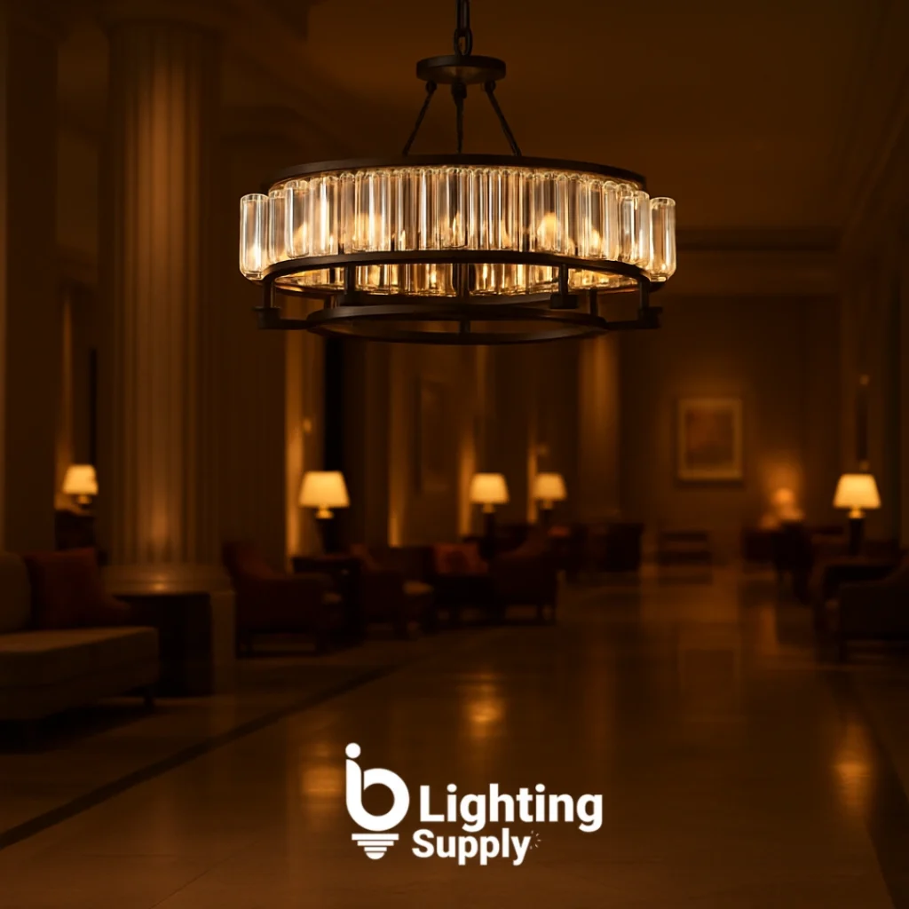 Matte Black Crystal Chandelier: A Modern Lighting Statement for Luxury Interiors