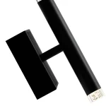 CWI Lighting Dragonswatch Integrated LED Wall Sconce – Black Finish (Model 1703W5-101) - Image 3