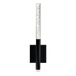 CWI Lighting Dragonswatch Integrated LED Wall Sconce – Black Finish (Model 1703W5-101)