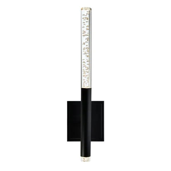 CWI Lighting Dragonswatch Integrated LED Wall Sconce – Black Finish (Model 1703W5-101)
