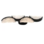 CWI Lighting Moon Integrated LED Wall Sconce – Black Finish (Model 1715W8-4-101) - Image 4
