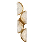 CWI Lighting Moon Integrated LED Wall Sconce – Brass Finish (Model 1715W8-4-624)