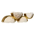 CWI Lighting Moon Integrated LED Wall Sconce – Brass Finish (Model 1715W8-4-624) - Image 3