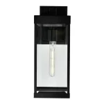 CWI Lighting Windsor 1-Light Outdoor Wall Sconce – Black Finish (Model 1695W6-1-101) - Image 3