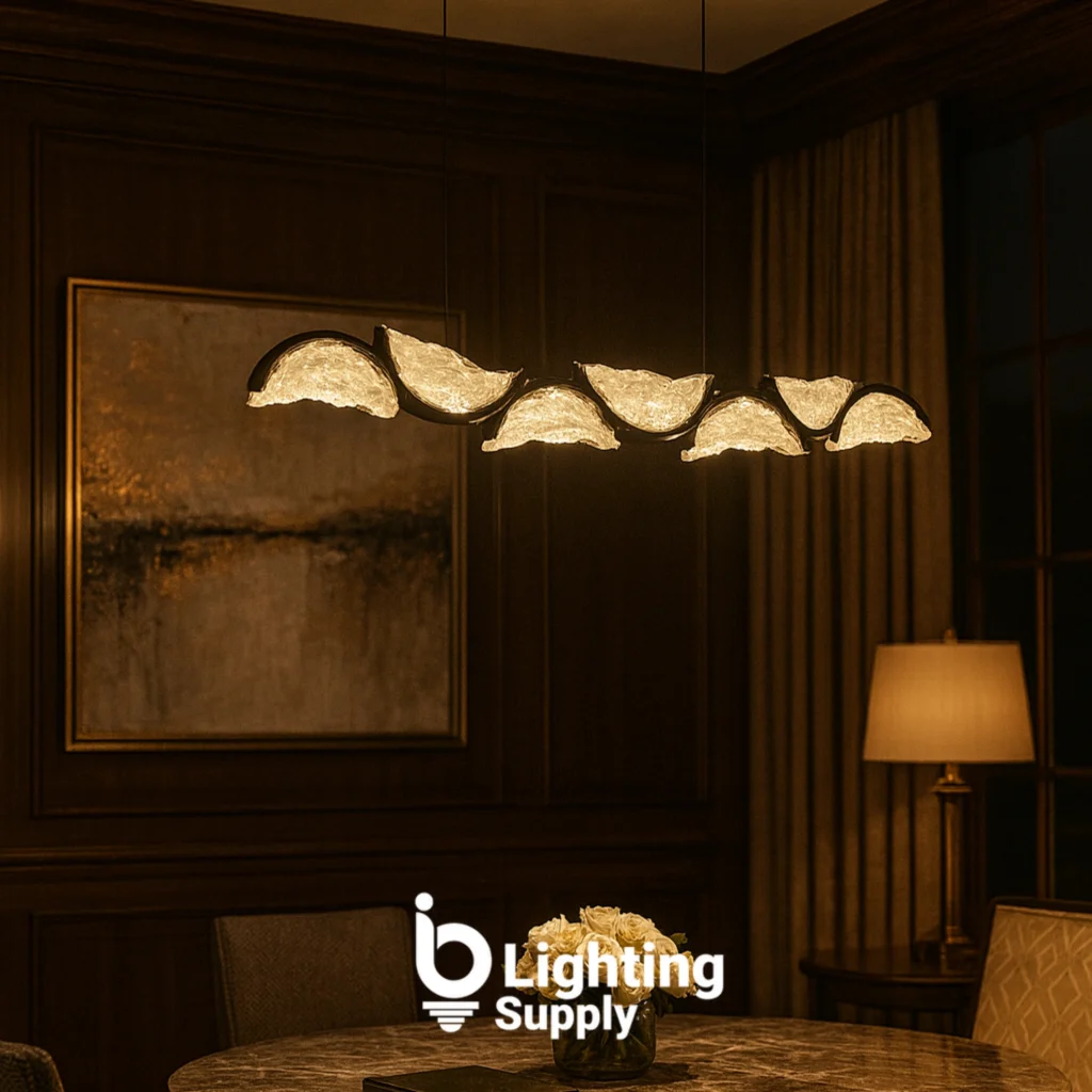 Black LED Ring Chandelier: A Modern Statement Piece for Contemporary Homes
