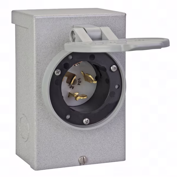 Reliance 50-Amp Generator Power Inlet Box – Model PB50